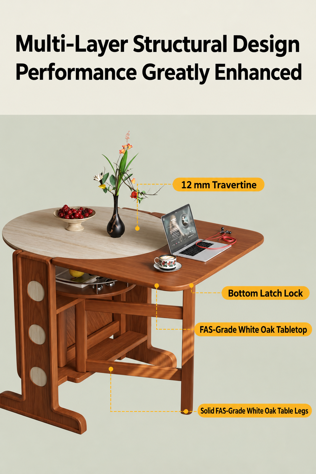 Todd Foldable Dining Table