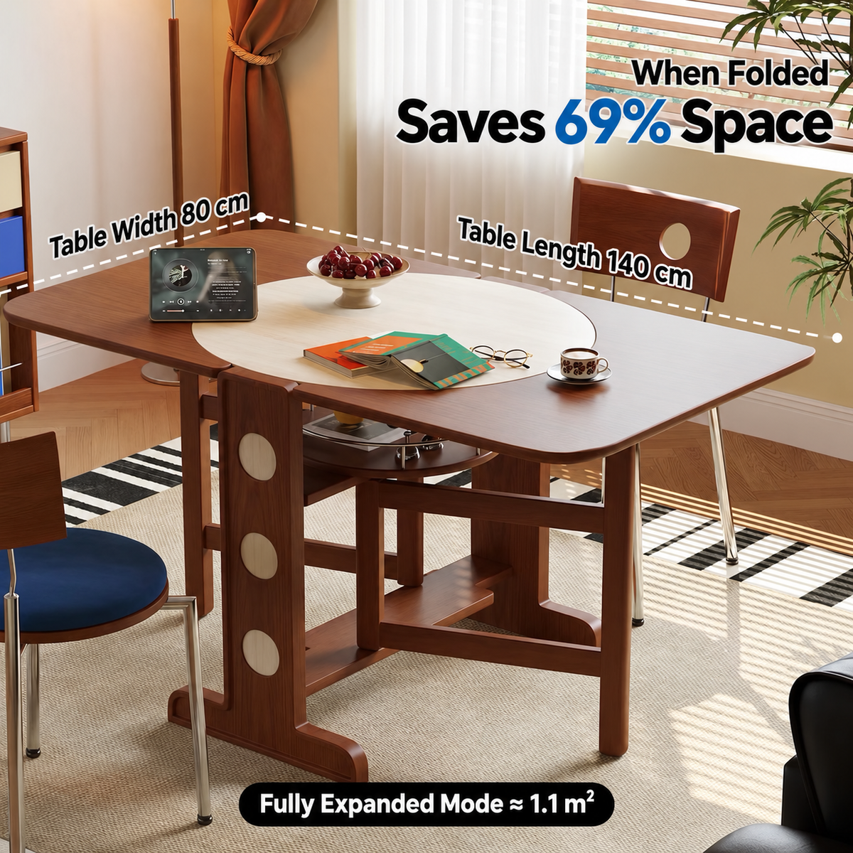 Todd Foldable Dining Table
