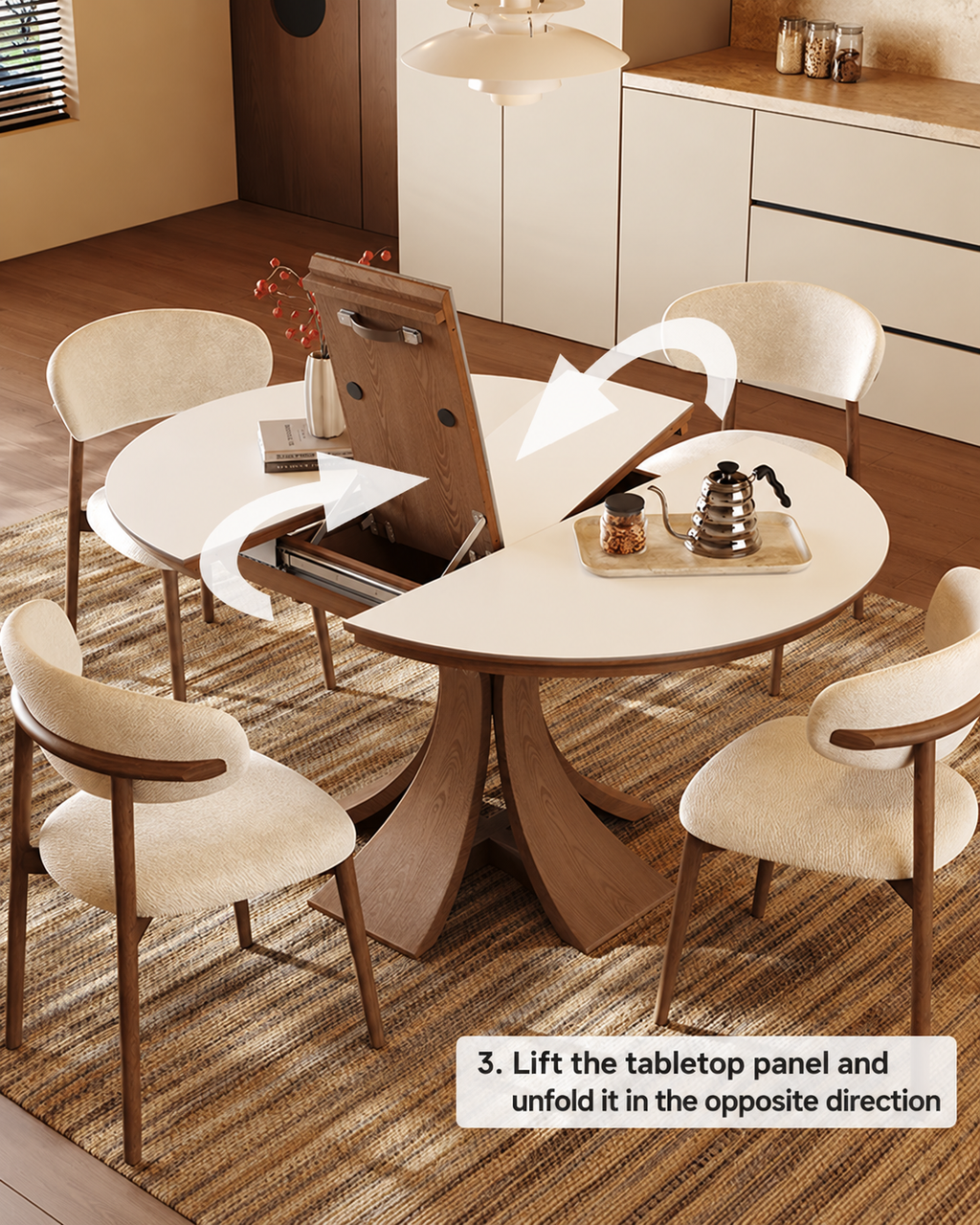 Marlyn Foldable Dining Table