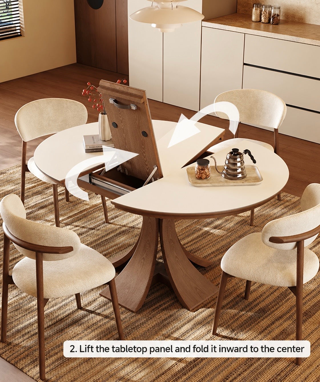 Marlyn Foldable Dining Table