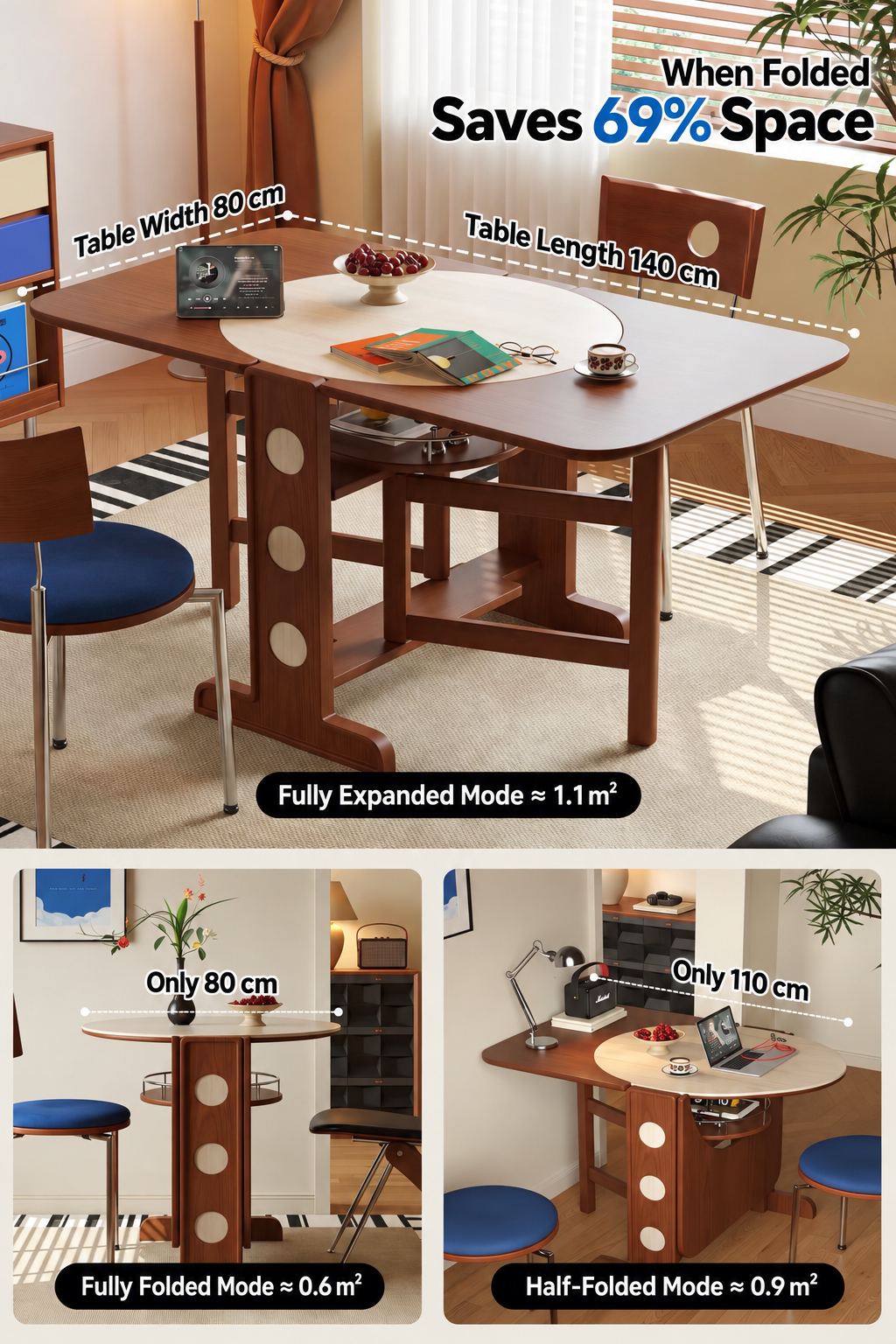 Todd Foldable Dining Table