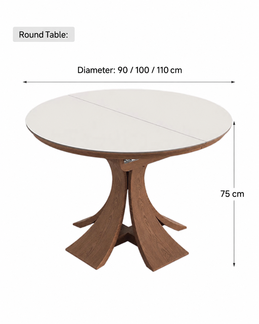 Marlyn Foldable Dining Table