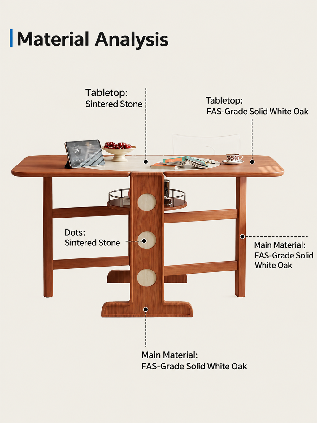 Todd Foldable Dining Table