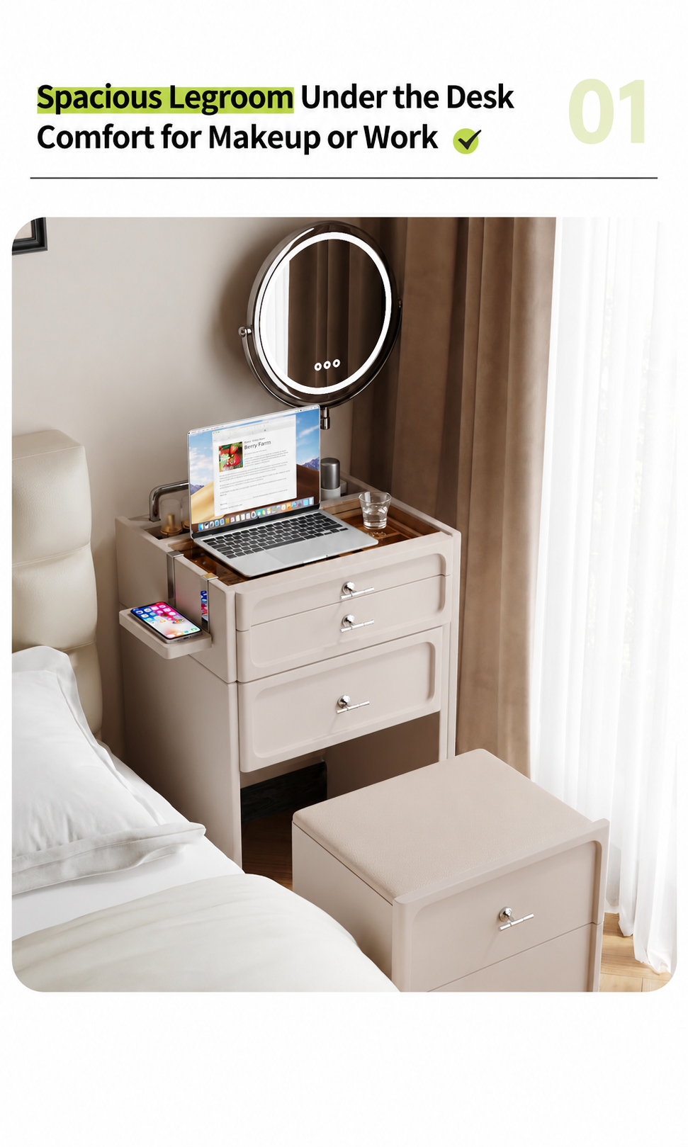 Yuna Dressing Table