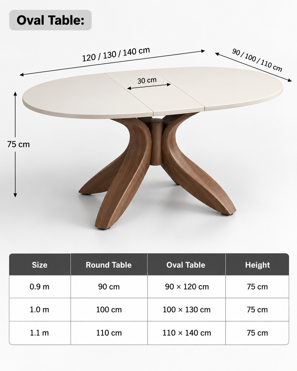 Marlyn Foldable Dining Table